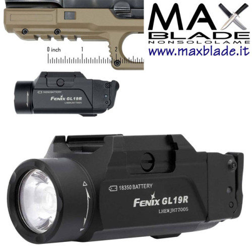 FENIX Torcia Attacco Pistola GL19R 1200 lumens