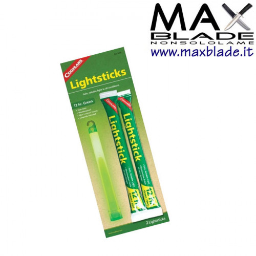 COGHLAN'S Lightsticks Luce chimica verde 2 pezzi 