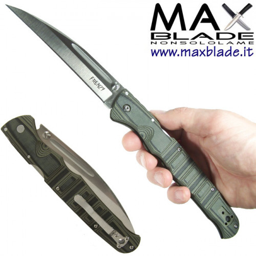 COLD STEEL Frenzy acciaio CTS XHP Alloy Verde Nero