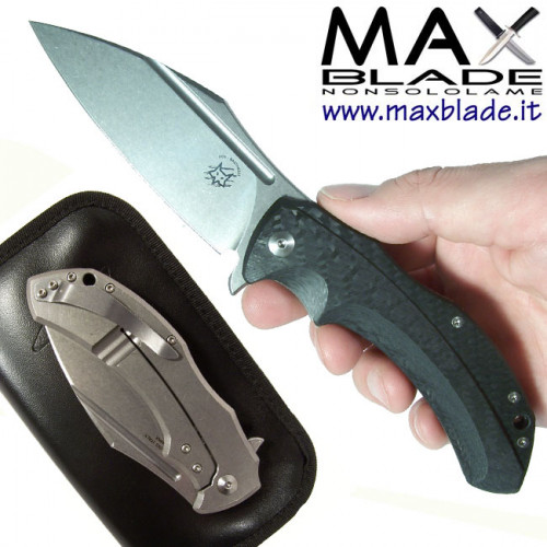 FOX Bastinelli Shadow coltello Elmax e fibra di carbonio