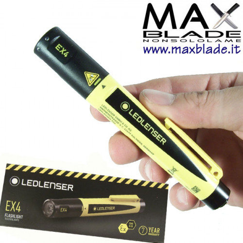LED LENSER EX4 Torcia Led batterie ATEX torce anti deflagrazione