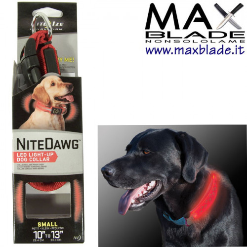 NITE IZE NiteDawg Collare luminoso a LED per cani taglia piccola