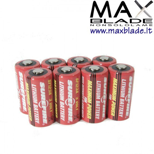 SUREFIRE Batterie CR123A 8 pz ricambi