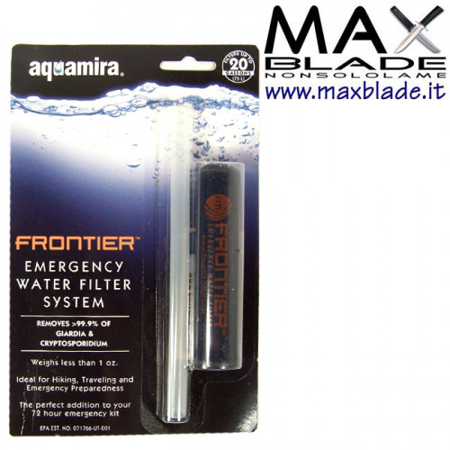 AQUAMIRA Frontier Filtro Acqua Portatile